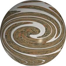 Interplanetary Globe Artwork F McCullough Copyright 2023