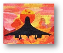  Concorde Silhouette Collage