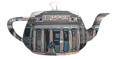 El Museo del Prado Teapot Artwork F McCullough Copyright 2023 