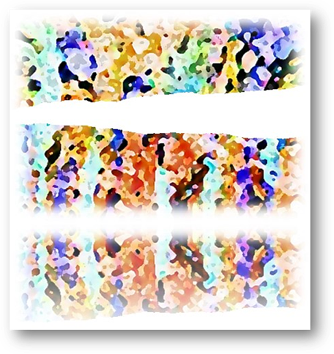 Colourful Abstract Triptych