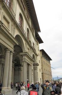 Uffizi Gallery Archway Entrance