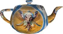 Italian Fresco Teapot Artwork